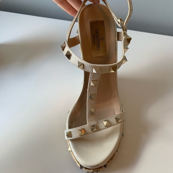 Valentino Shoes - Valentino studded wedges